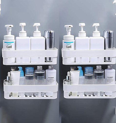 Holesalemart Multipurpose Wall Mount Bathroom Shelf and Rack for Home and Kitchen